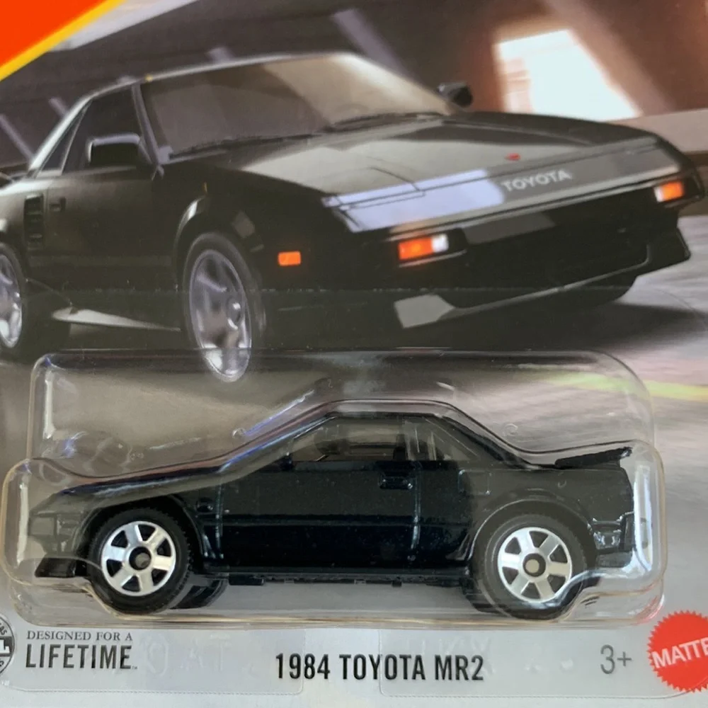 1984 Black Toyota MR2 1980s Car Matchbox Mattel MBX Diecast Toy 🆕 2025